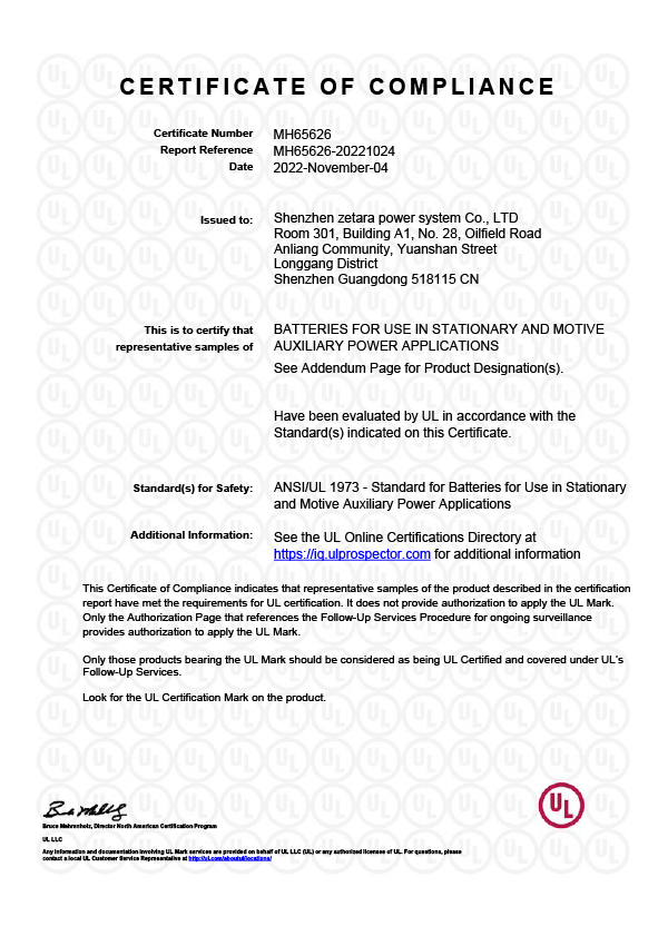 Certificate 1