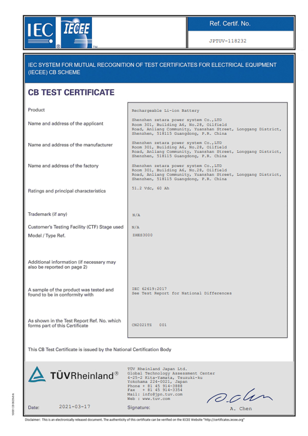 Certificate 9